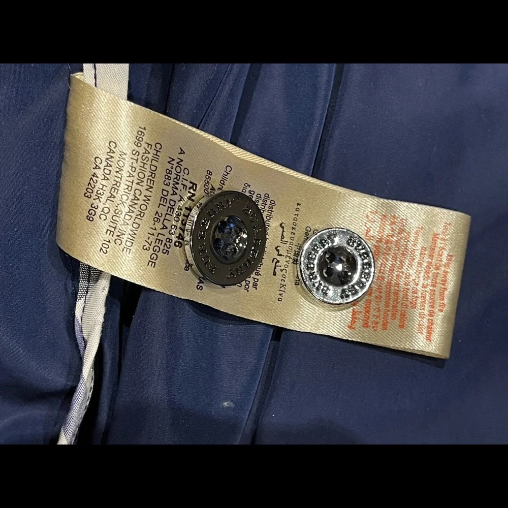 Burberry kids trench coat - Picture 6 of 8